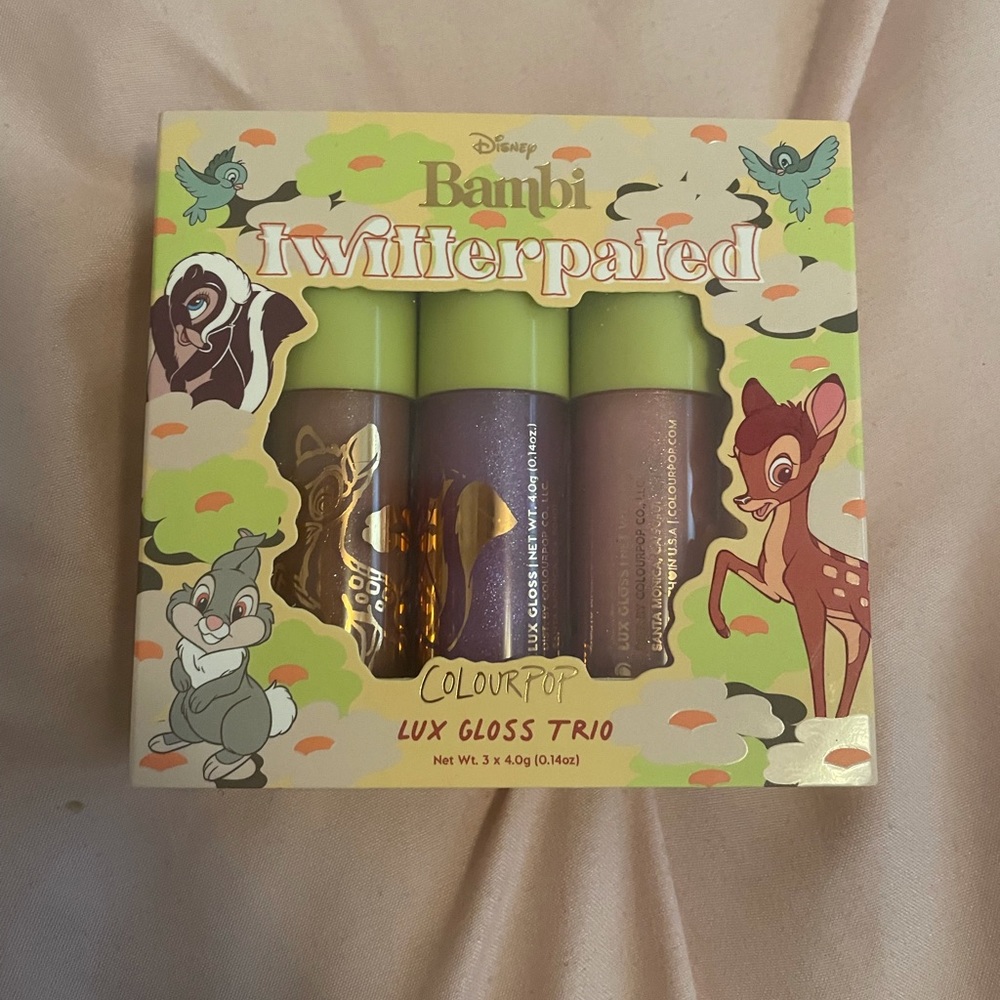 Colourpop Bambi lip gloss trio